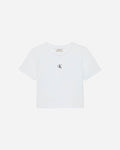 CALVIN KLEIN JEANS A - SS LOGO CROPPED
