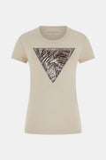 GUESS SS CN ZEBRA TRIANGLE TEE