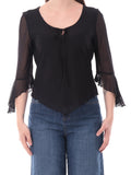 GUESS 3/4 SL SERAFINA MESH TOP