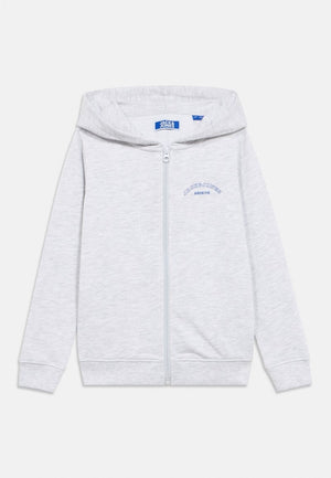 JACK JONES KIDS JJCOLLEGE LOGO SWEAT ZIP HOOD JNR
