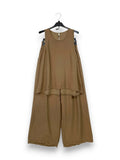 LOVEme Completo canotta over più lunga dietro con pantalone a palazzo