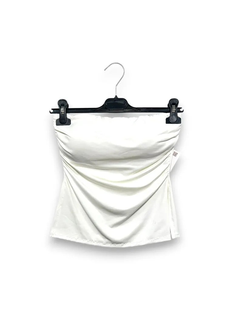 Top a fascia con coppa e drappeggio al lato 