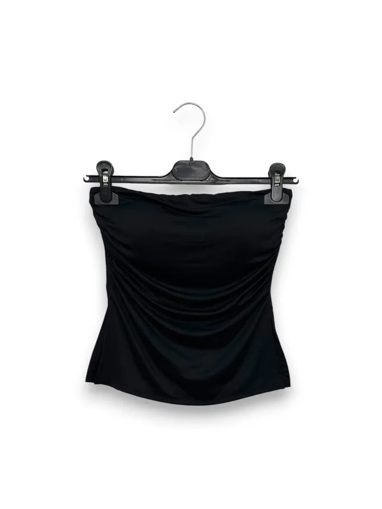 Top a fascia con coppa e drappeggio al lato 