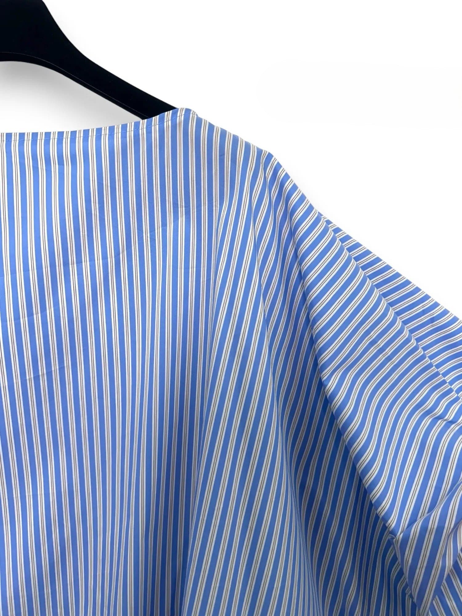 Blusa maniche a pipistrello a righe 