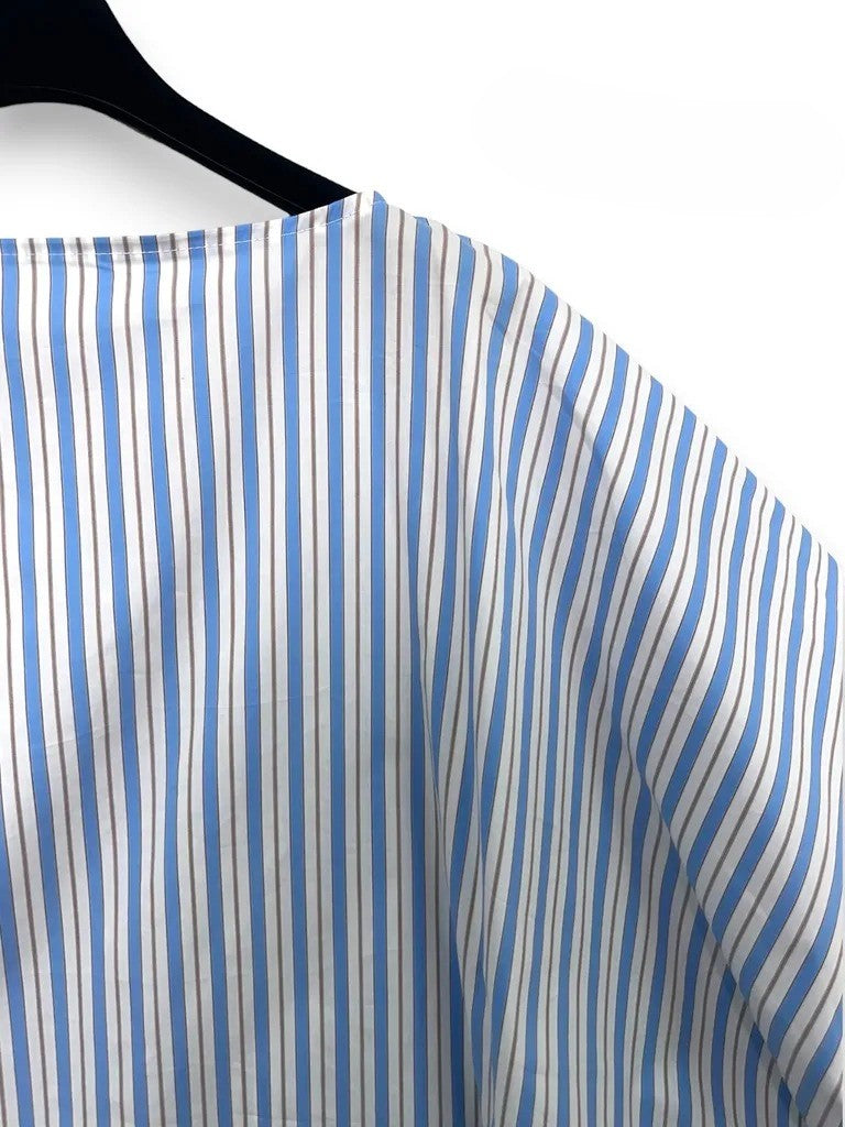 Blusa maniche a pipistrello a righe 