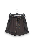 LOVEme Bermuda morbido con elastico in vita in cotone leggero