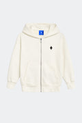 MARCELO BURLON COUNTY OF MILAN FLEECE ZIP HOODIE BOY