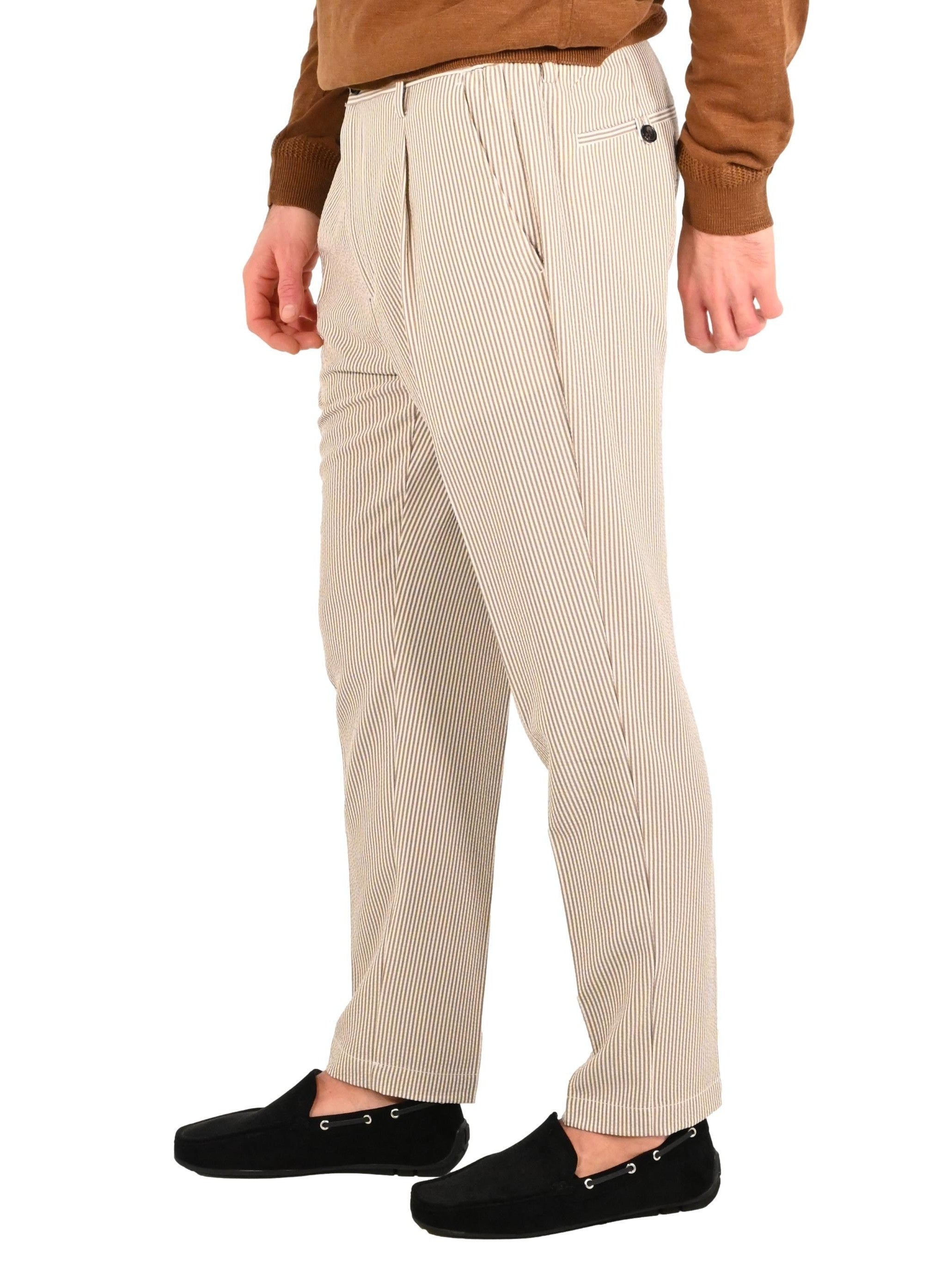 PANTALACCIO SEERSUCKER RIGATO 