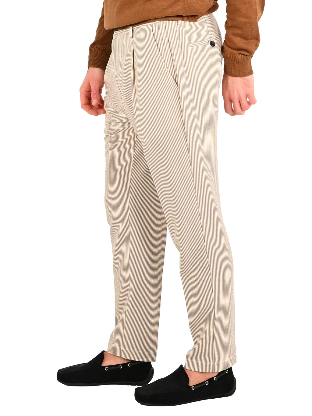PANTALACCIO SEERSUCKER RIGATO 