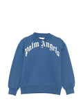PALM ANGELS CURVED LOGO REG. CREWNECK BOY