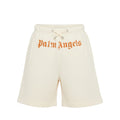 PALM ANGELS LOGO BRUSHED SWEATSHORT BOY