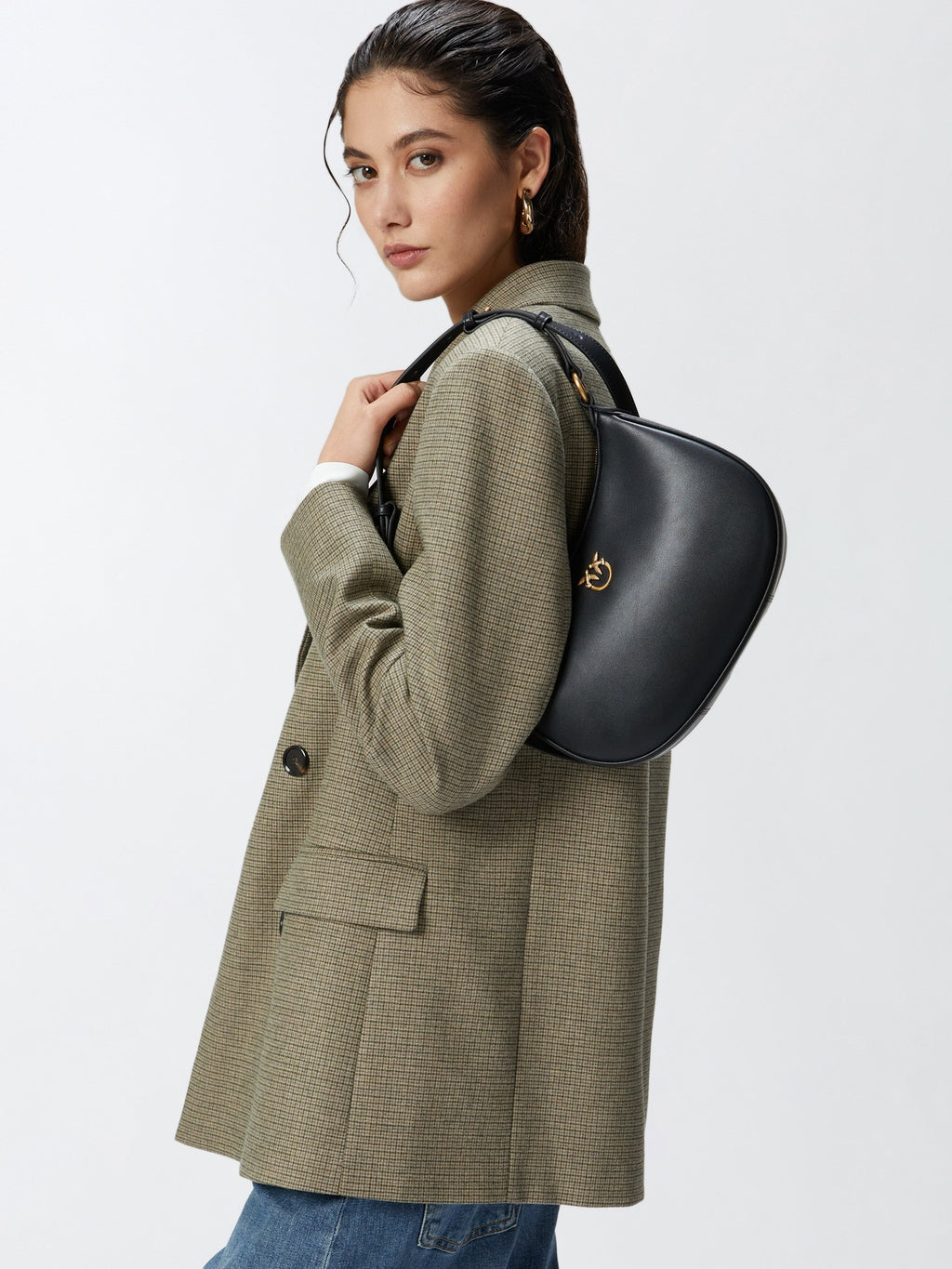 HALF MOON MINI FL  VITELLO SETA 