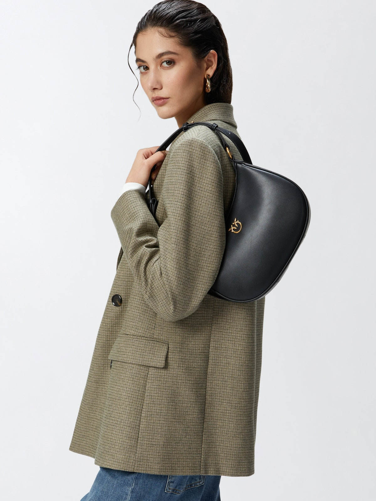 HALF MOON MINI FL  VITELLO SETA 