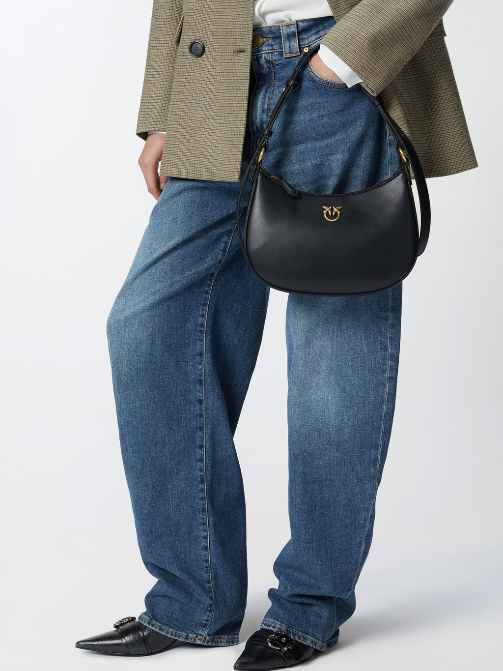 HALF MOON MINI FL  VITELLO SETA 