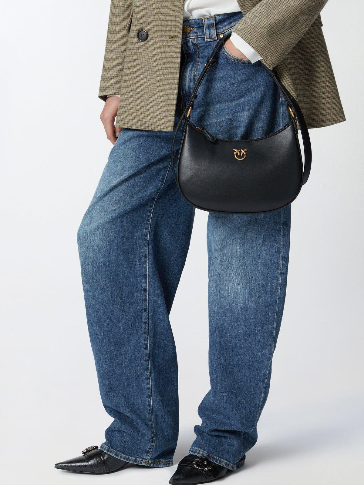 HALF MOON MINI FL  VITELLO SETA 