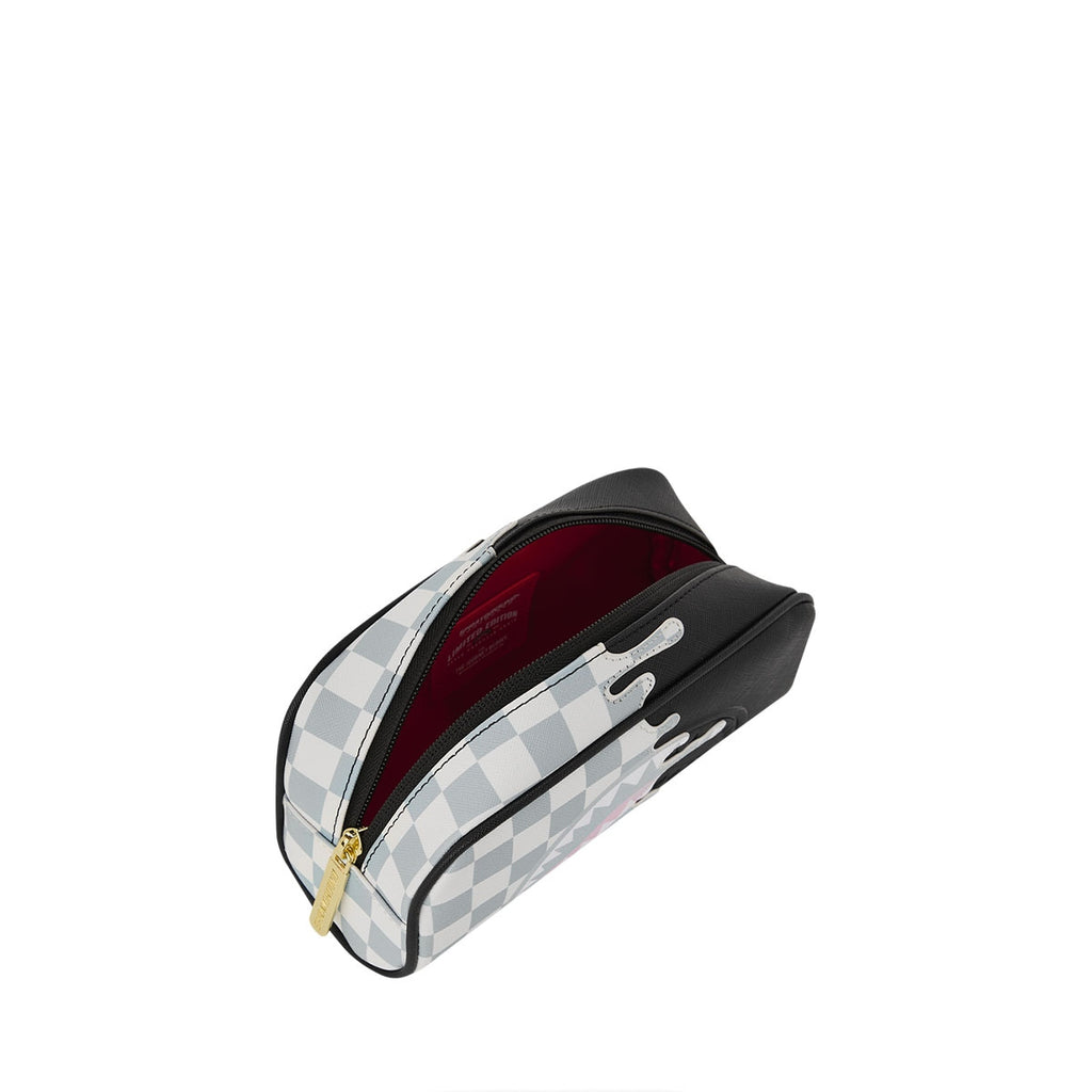 CREAM CHECK SIDE DRIP CROSSOVER POUCH 