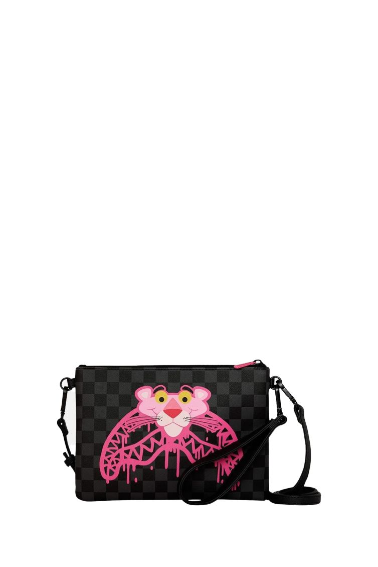 PINK PANTHER DRIPPY DIAMONS CROSSOVER CLUTCH 