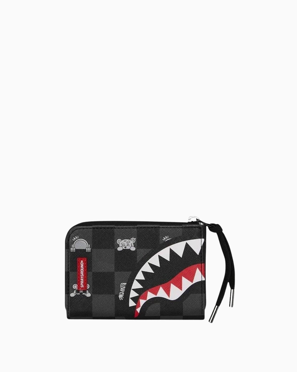 GRAY PEEKING CHARACTER CHECK wallet 