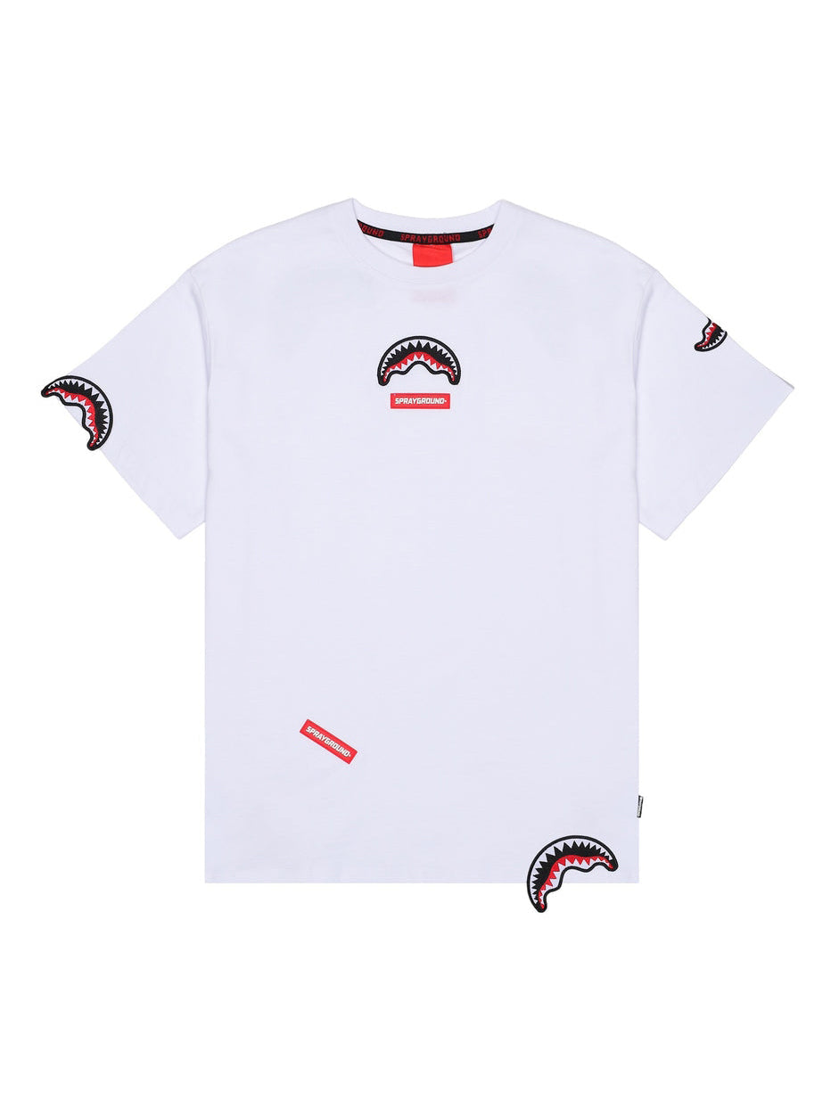 SHARKPATCHES NEW REGULAR TSHIRT WHT 