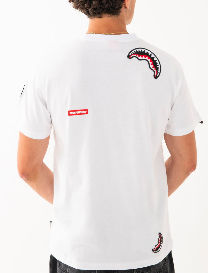 SHARKPATCHES NEW REGULAR TSHIRT WHT 