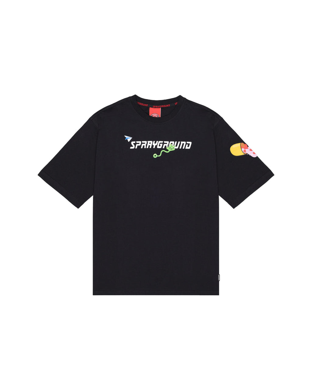 WTF SKULL VOER T-SHIRT BLK 