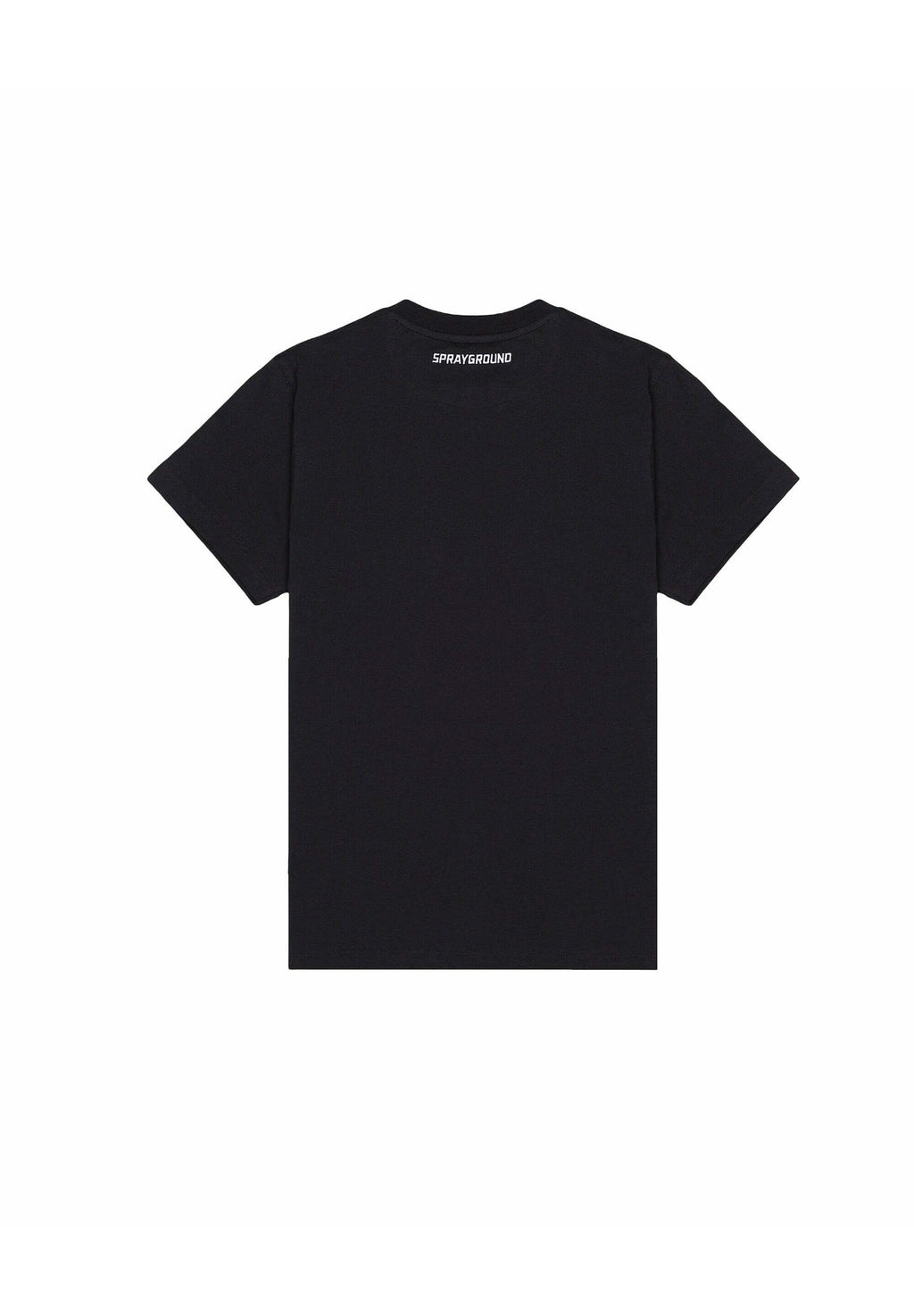SCRIBBLE EMBROIDERY SHARK REG<BR/>T-SHIRT BLK 