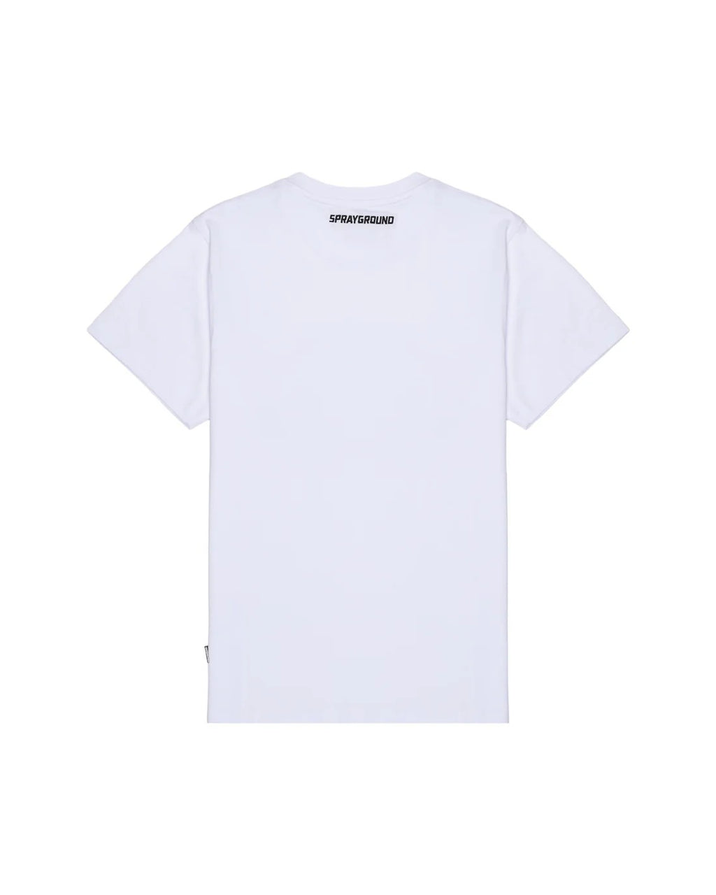 SCRIBBLE EMBROIDERY SHARK REG<BR/>T-SHIRT WHT 
