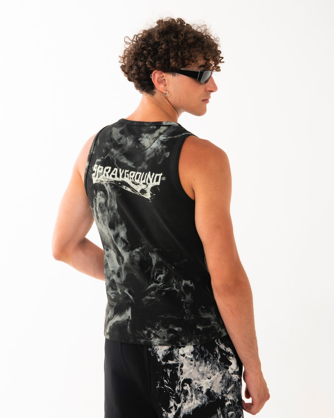 INK INFUSION TANKTOP BLK 