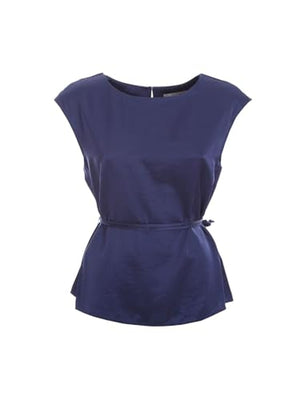 YES ZEE CASACCA DONNA SMANICATA CON CINTURINO