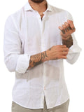 YES ZEE CAMICIA UOMO COLLO ALLA FRANCESE M/L