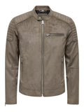 ONLY&SONS ONSGUS FAUX SUEDE RACER JACKET OTW NOOS
