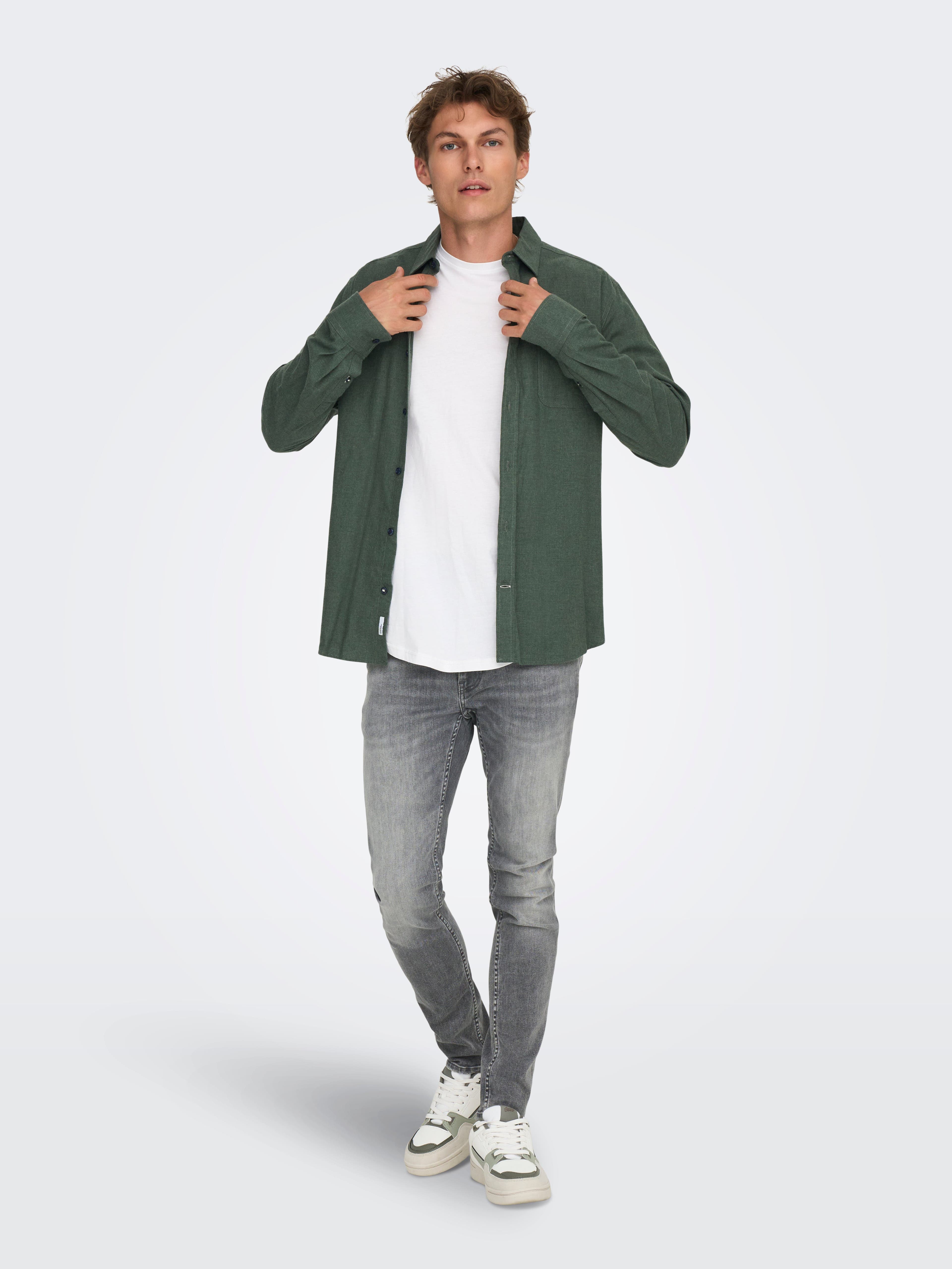 22029828/Medium Grey Denim ONLY&SONS