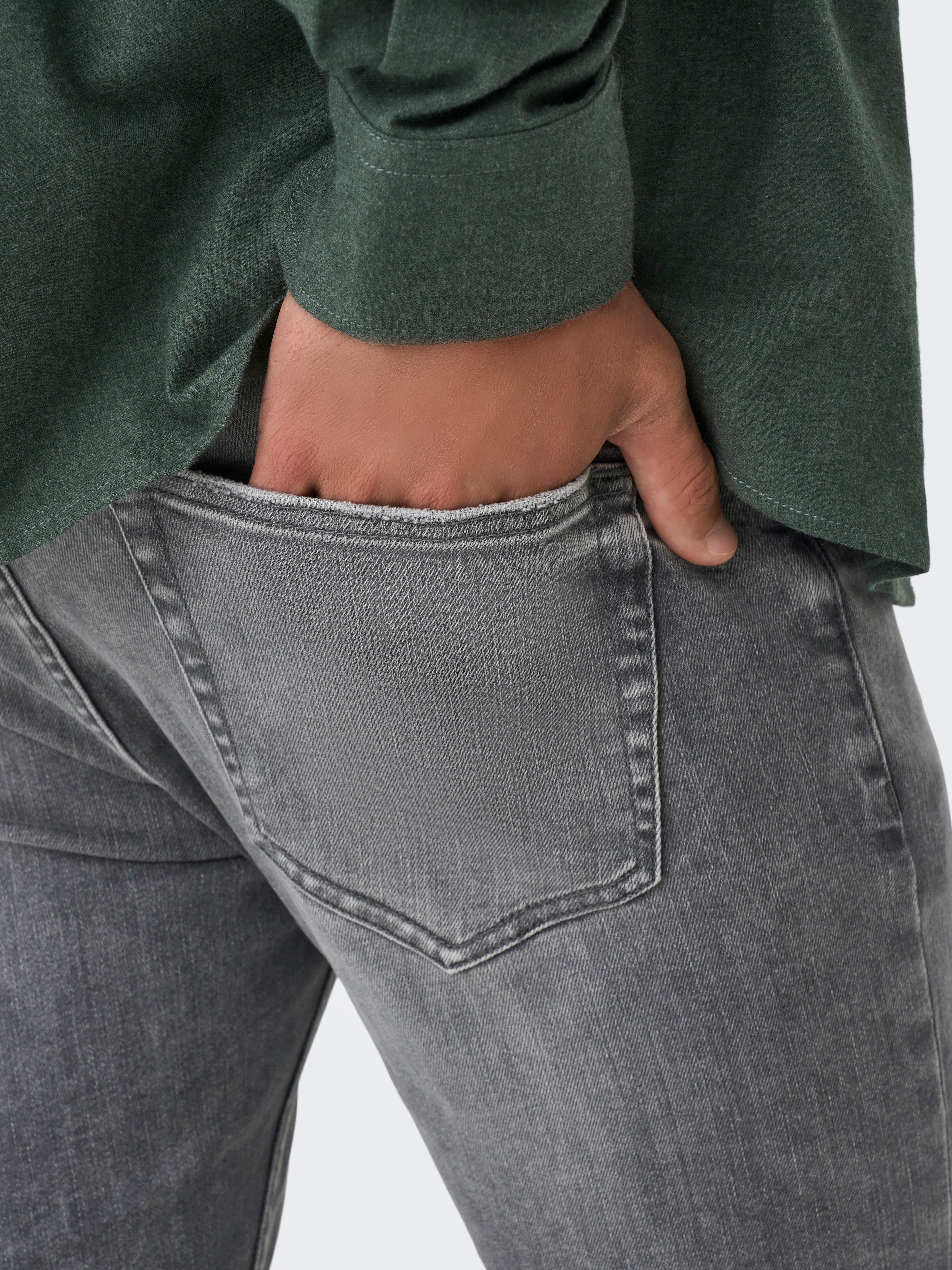 22029828/Medium Grey Denim ONLY&SONS
