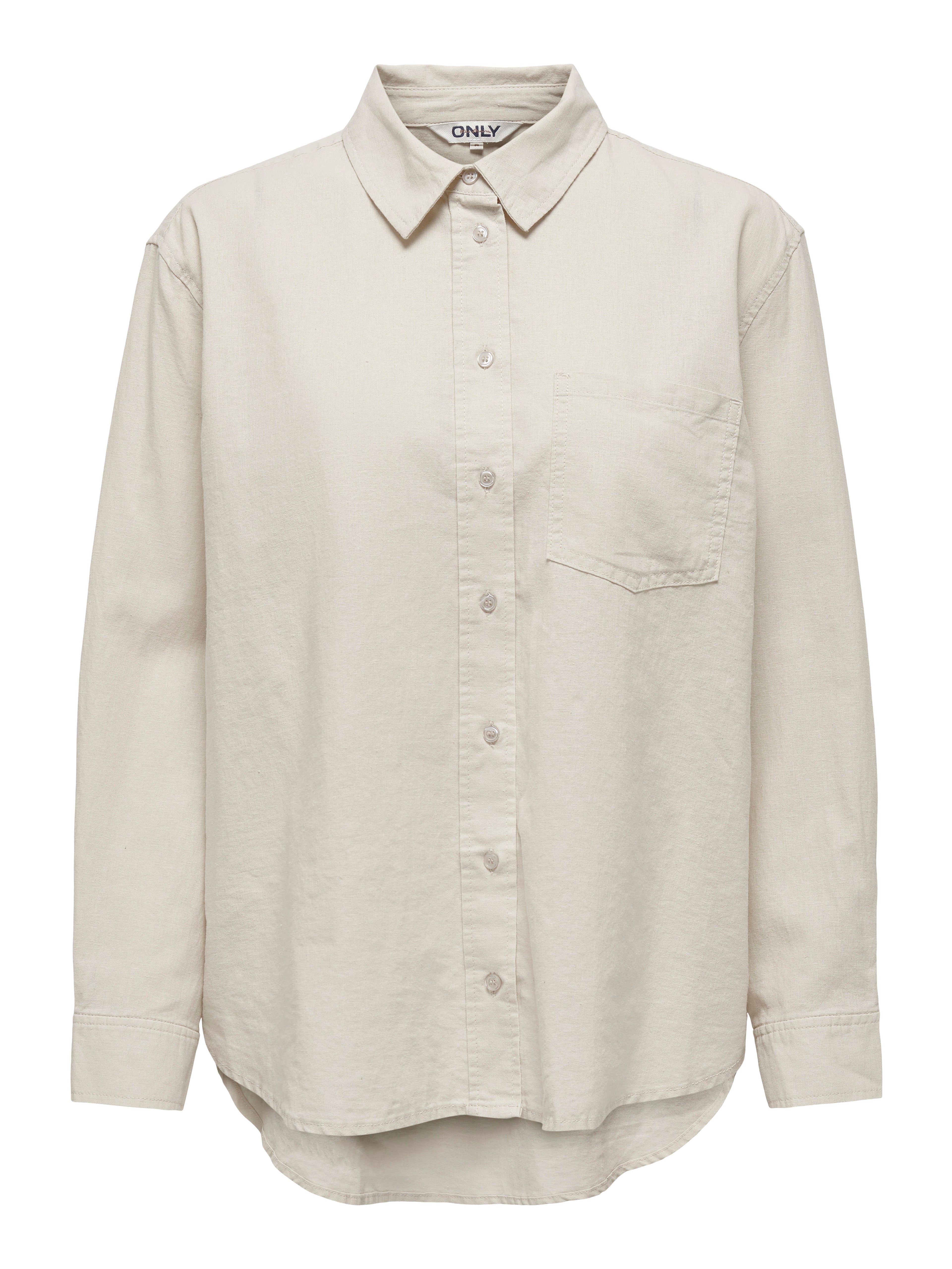 ONLTOKYO L/S LINEN BLEND SHIRT PNT NOOS 