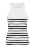 ONLY ONLKENYA RIB STRIPE TANK TOP JRS NOOS