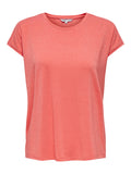 ONLY ONLCLAUDIA S/S GLITTER STRIPE TOP JRS