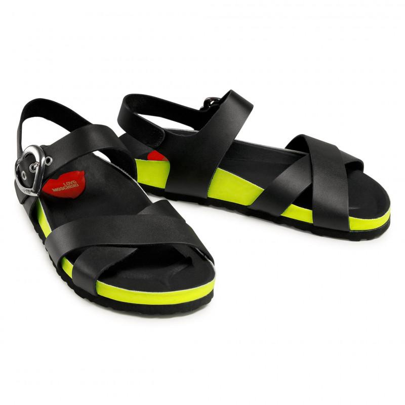 SANDALO JA16013G1CIA4/00A LOVE MOSCHINO