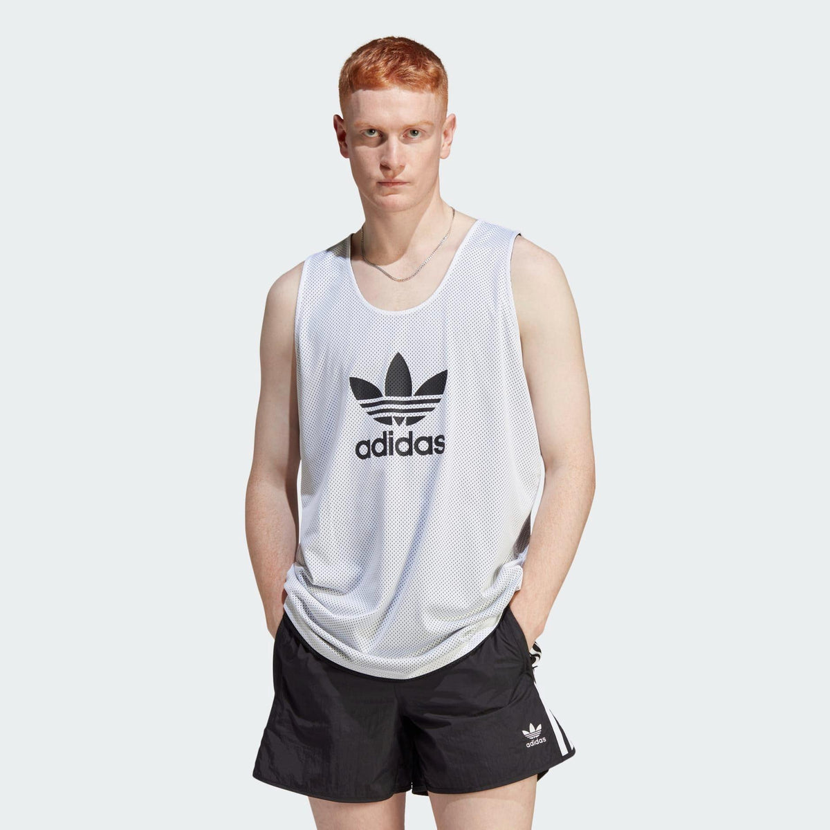 BBALL TREFO JSY     BLACK/WHITE HS2067/ND ADIDAS ORIGINALS