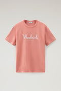 EMBROIDERED LOGO T-SHIRT CFWOTE0125MRUT2926/4397 WOOLRICH
