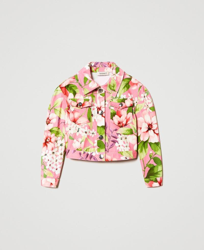 GIUBBINO IN BULL STAMPA FIORI 
