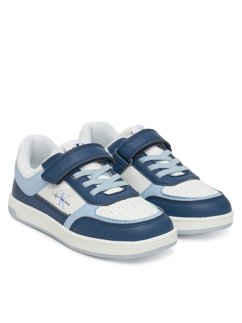 SNEAKER BASSA LACCI/VELCRO 