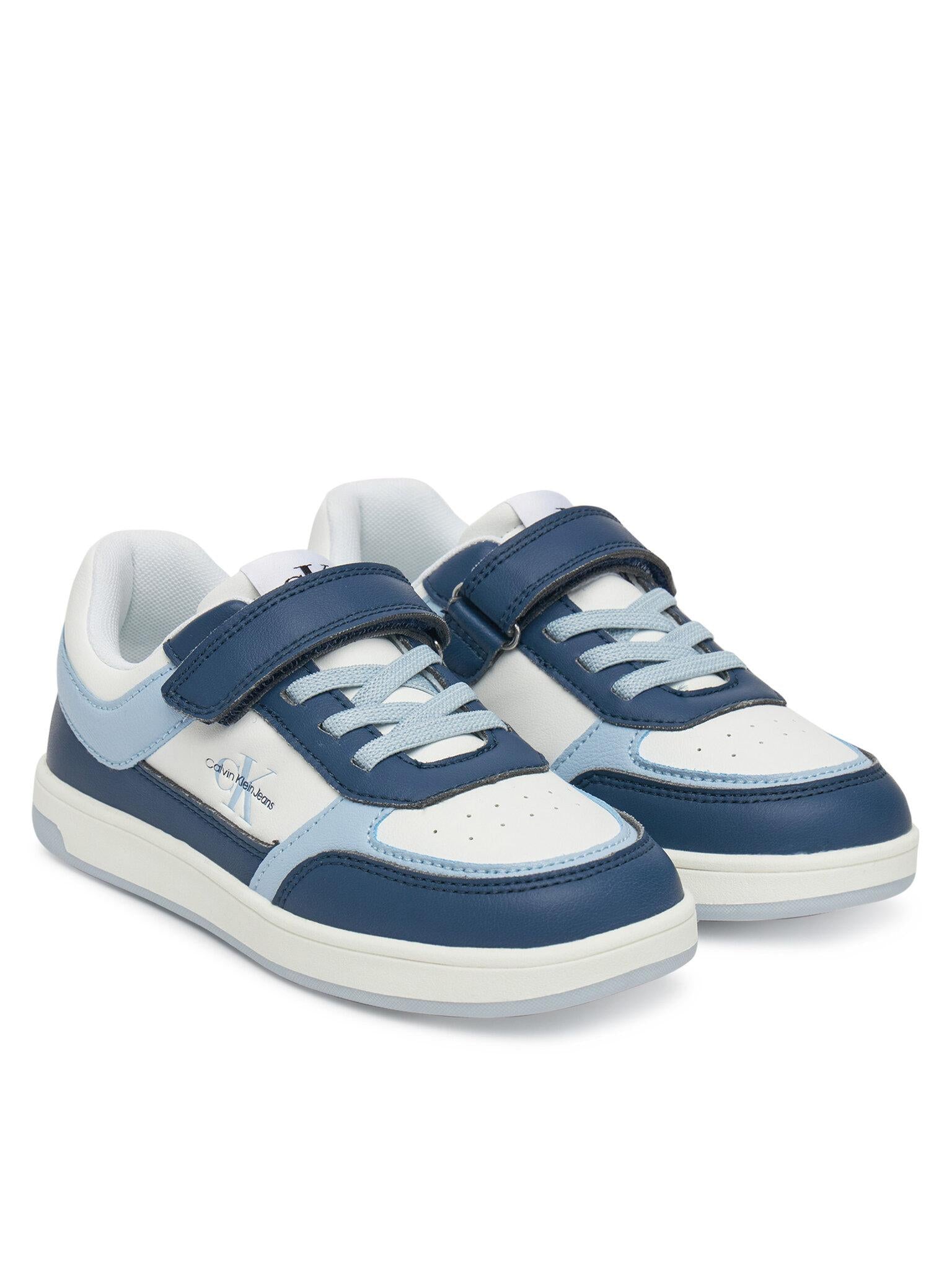 SNEAKER BASSA LACCI/VELCRO 