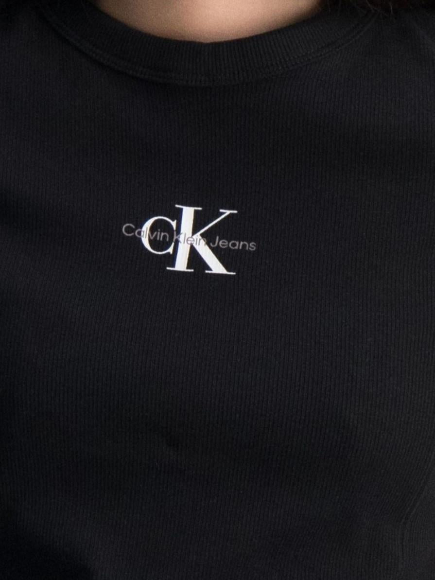 MONOGRAM RIB TOP IG0IG01354/BEH CALVIN KLEIN JEANS