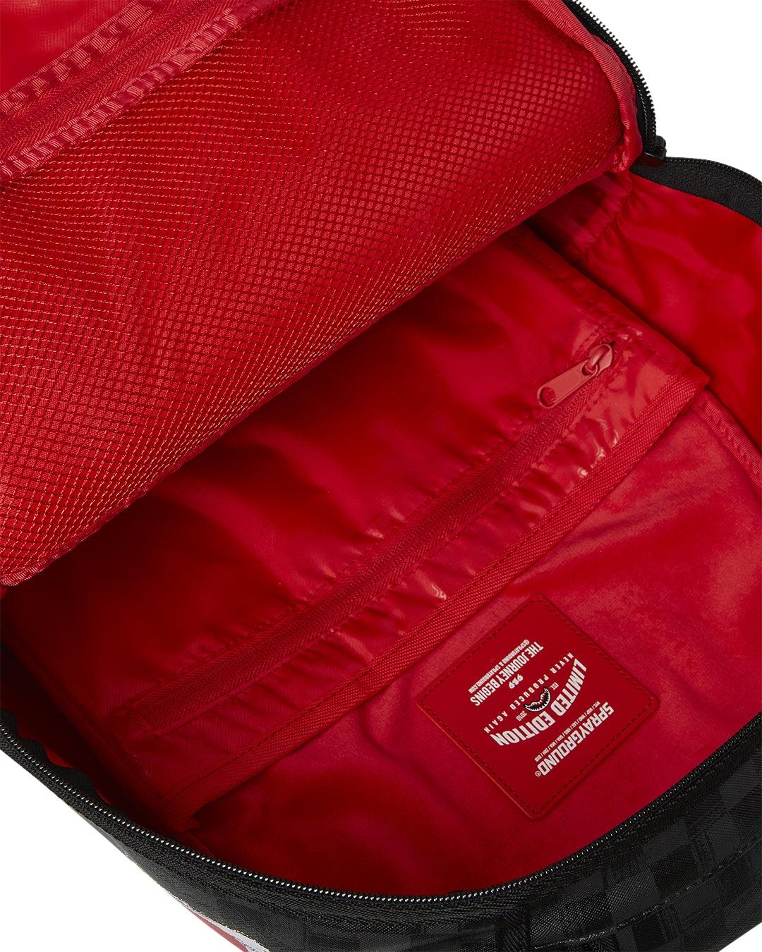 SCRIBBLE SHARK BACKPACK 910B7102NSZ/CHECK SPRAYGROUND