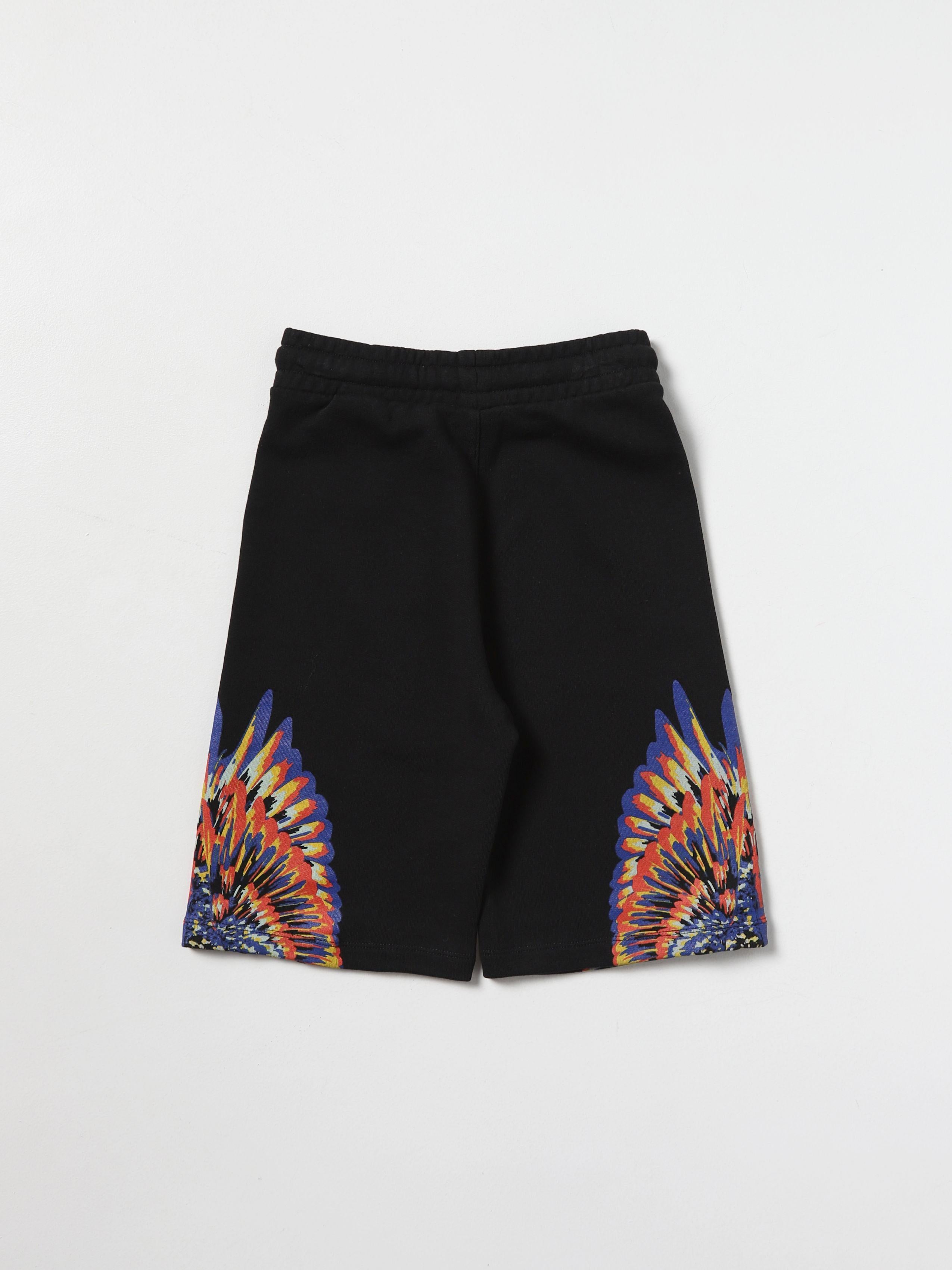 TEMPERA WINGS SWEATSHORT CBCI001S22FLE003/1084 MARCELO BURLON COUNTY OF MILAN