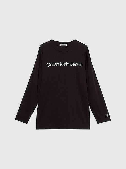 INST. LOGO RELAXED LS T-SHIRT IU0IU00542T/BEH CALVIN KLEIN JEANS