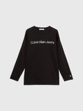 INST. LOGO RELAXED LS T-SHIRT IU0IU00542T/BEH CALVIN KLEIN JEANS