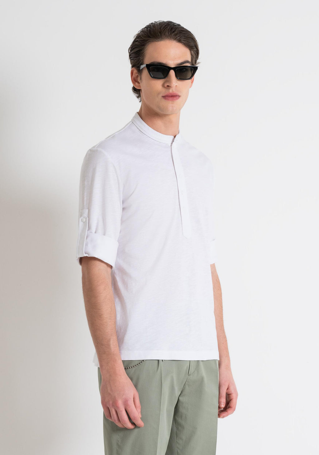 T-SHIRT REGULAR FIT IN COTONE 