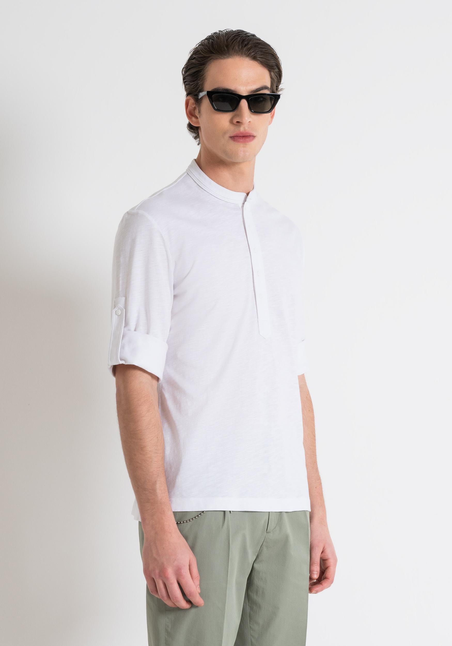 T-SHIRT REGULAR FIT IN COTONE 