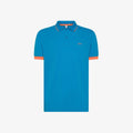 SUN68 POLO SMALL STRIPE FLUO S/S